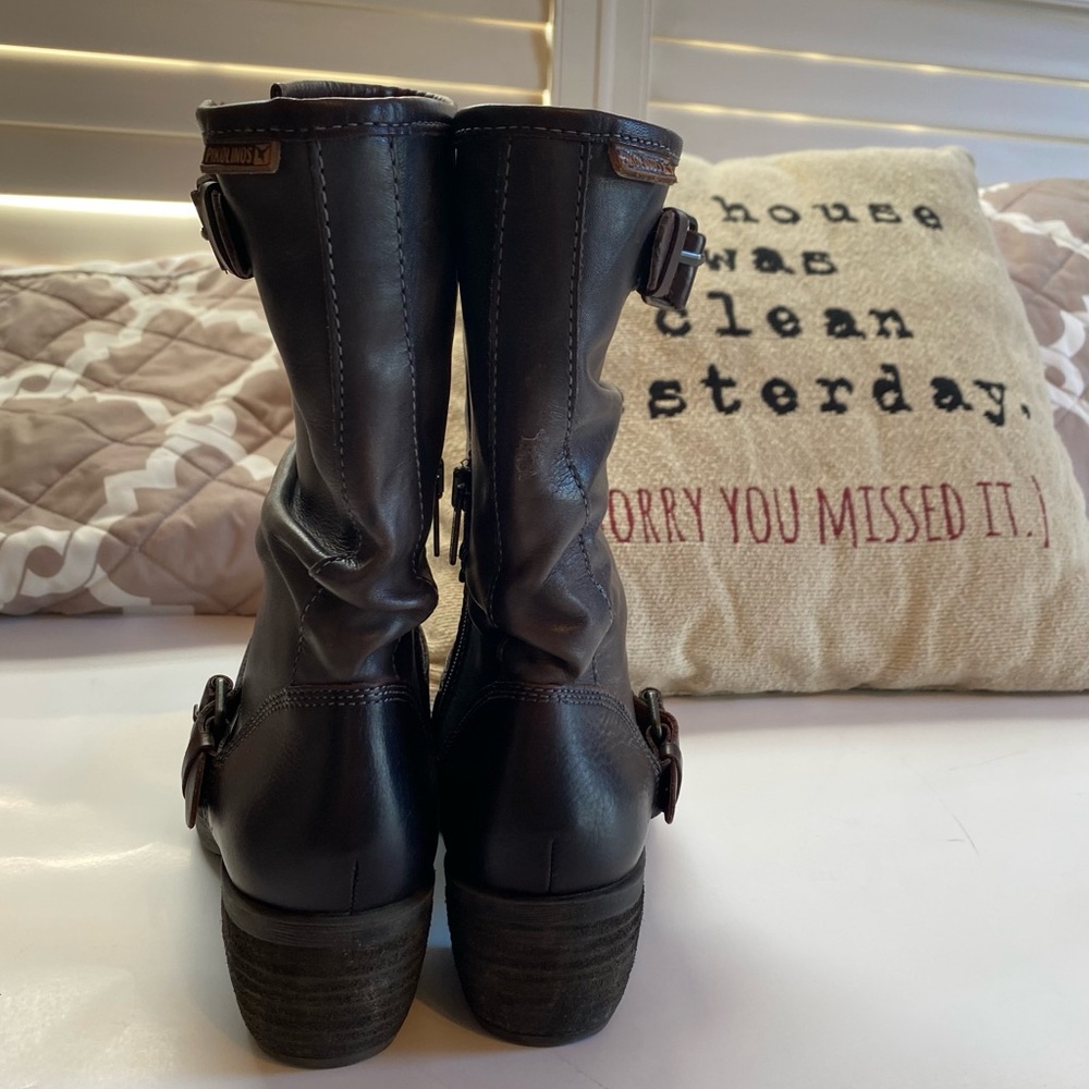 All leather Pikolinos brown boots, 38-7 - Picture 3 of 6